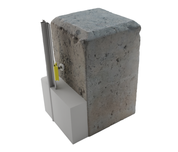 Vakolósín rögzítő klipsz 50 db FORAXPLAST FR-CLIPS - Image 2